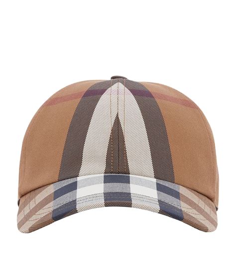 burberry check baseball cap.